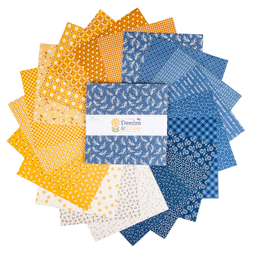 Denim & Daisy 10" Stacker – Lori Holt | Riley Blake Designs