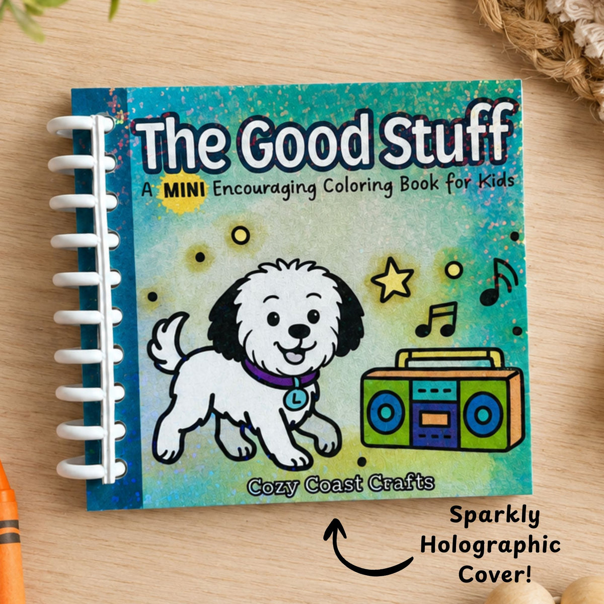 Mini Encouraging Coloring Book for Kids (4" x 4.5")