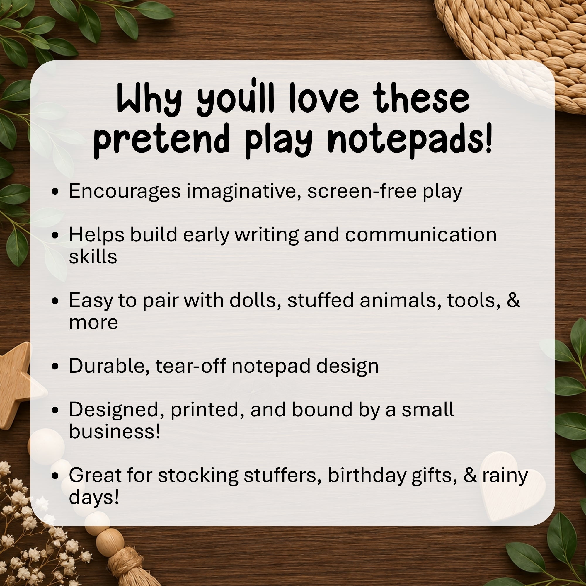 Pretend Play Pads