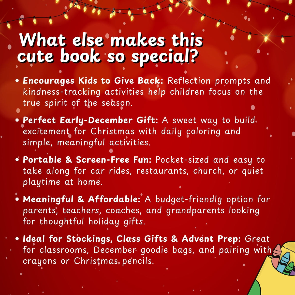 Mini Christmas Coloring & Activity Book for Kids (4" x 4.5")
