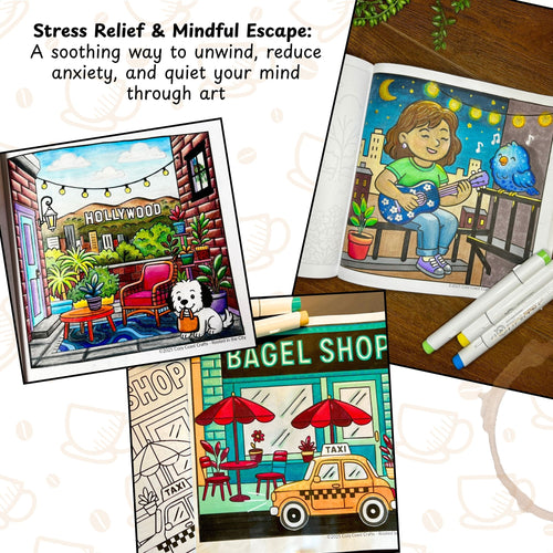 Cozy Urban Coloring Book: Rooted in the City (8.5" x 8.5")