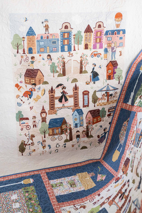 A Spoonful of Sugar Cherry Tree Lane Fabric Panel – Riley Blake Designs
