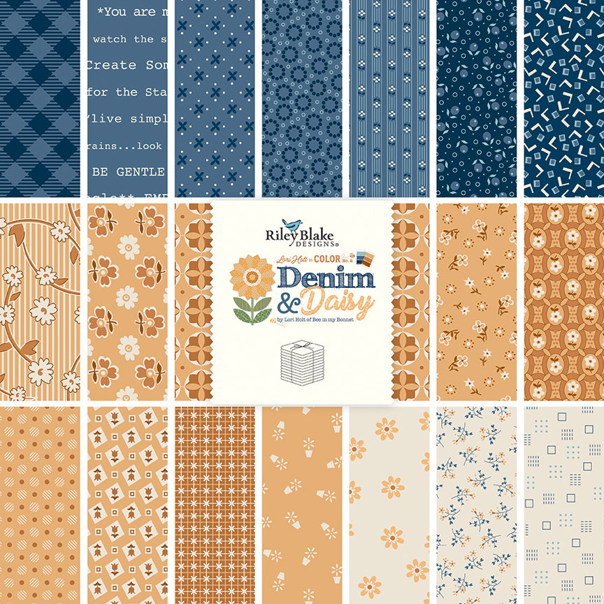 Denim & Daisy Fat Quarter Bundle – Lori Holt