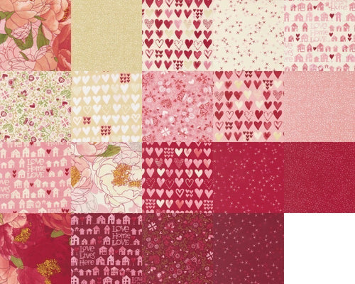 Darling Peony Fat Quarter Bundle (21 Pieces) – Robin Pickens for Moda Fabrics