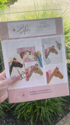 Happy Horse Quilt Block Pattern by Liza Taylor Handmade